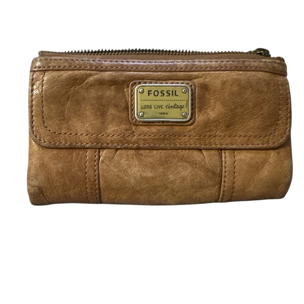 Fossil Tan Leather Women's Wallet